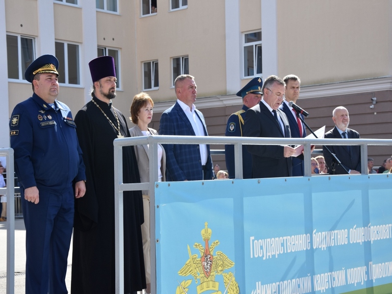 Помним и гордимся: в День знаний в Нижегородском кадетском корпусе открыли Мемориальный комплекс в честь выпускников, погибших в ходе СВО.